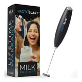 Milk Frother Handheld For Coffee (foam Maker) Electric Wh...