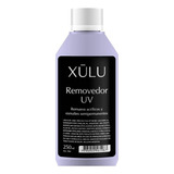 Removedor Esmalte Semipermanente Uñas Esculpidas Xúlu 250cc Color Violeta Traslucido