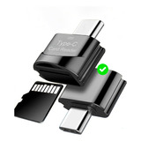Adaptador Otg Usb C Para iPhone 15 Micro Sd Card Transfer
