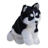 Juguete De Peluche De Imitación De Perro Husky, 23 Cm