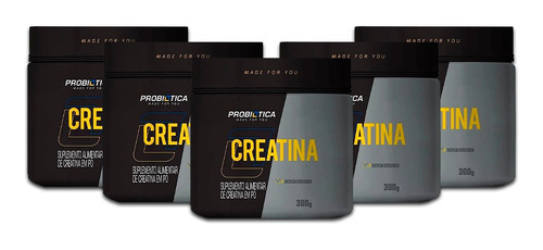 Kit Especial: 5x Creatina Monohidratada 300g - Probiotica