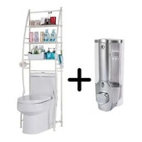 Mueble Organizador De Baño Rack Taza + Dispensador Jabon