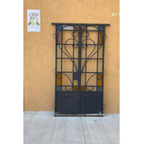 Elcarreton Puerta 2 Hojas Antigua Reciclada Hierro V.rep 118