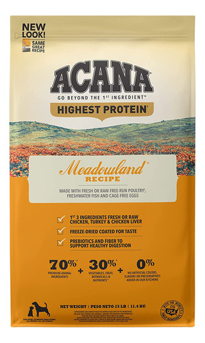 Acana Meadowland Para Perros 2 Kg