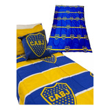 Acolchado Boca Y River 1 1/2 Reversibles Exclusivos Oficial