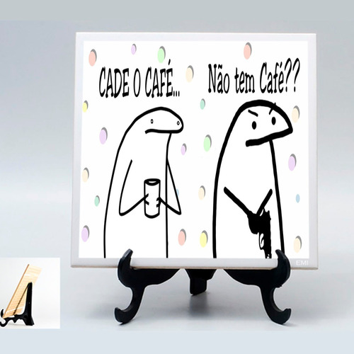 Quadro Flork Cadê O Café 27i