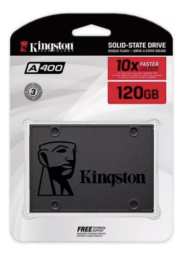 Hd Ssd Kingston 120gb A400 Sata 3.6gbs 500mbs 