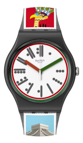 Reloj Swatch Greetings From Mexico Edicion Especial Pulsera