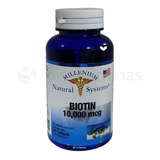 Biotina Americana 10,000mcg X 100 Sof Systems  ( 3 Unid )