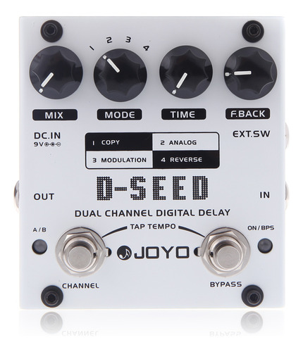 Pedal De Efectos Canal Digital Modos De Pedal Joyo Dual Dela