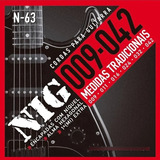 Encordoamento Nig Guitarra 09 + 1 Mi Extra + Palheta N63 S/j