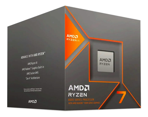 Micro Procesador Ryzen 7 8700g 5.1ghz Amd Radeon Am5 Ddr5 Pc