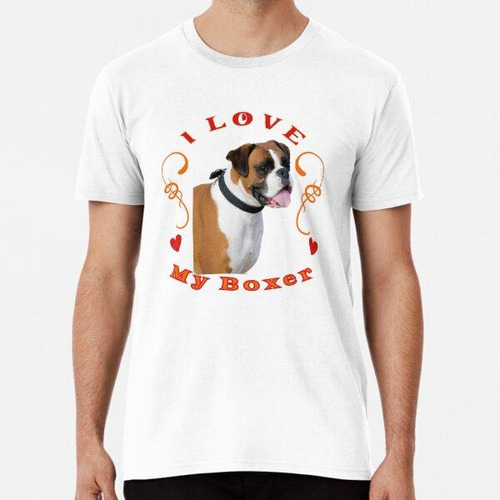 Remera I Love My Boxer Cachorro Perro Furbaby Pet K9 Bestfri