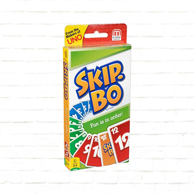 Mattel Games Juego Cartas Skip-bo Uno Póker Baraja Tarjetas | Meses sin interés