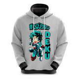 Blusa De Moletom Sublimado Infantil Anime Deku Boku No Hero