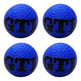 4 Pzas Pivote Tapones De Válvula Pelota Vw Gti Azul Negro