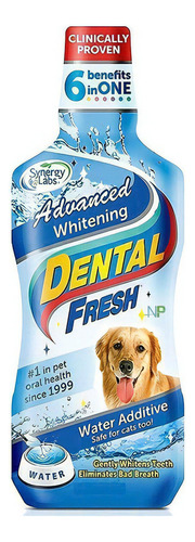 Dental Fresh Advanced Whitening Higiene Bucal Perro 237ml Np Sabor Advanced Whitening 237ml Cod: 736990004239