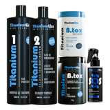 Progressiva Titanium Liss+b.tox White+b.tox Matizador+fluido