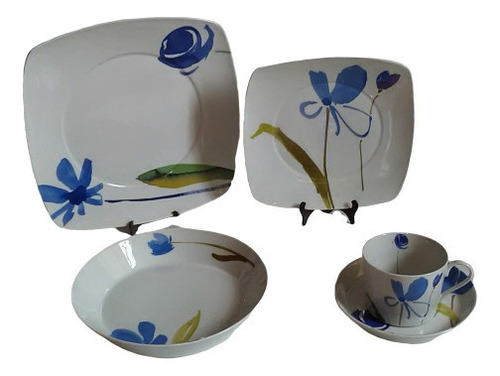 Vajilla De Porcelana Floralie 10 Piezas  (2 Personas)