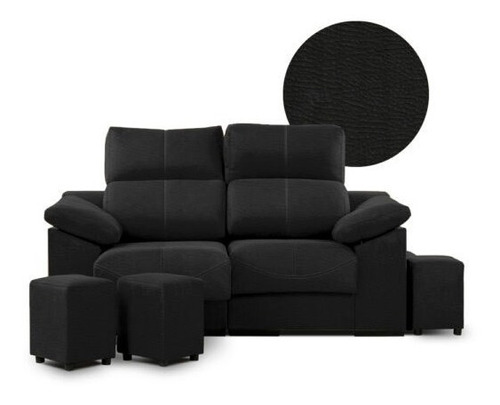 Sillon Sofa Paris 2 Cuero Pana Lino La Valenziana Nuevelunas