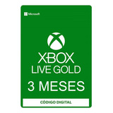 Tarjeta Xbox Live Xbox Digital  3 Meses