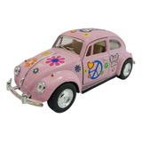 Volkswagen Beetle 1967 Peace & Love A Escala 1:34 Kinsmart_2