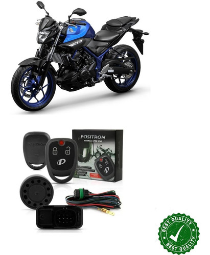 Alarme De Moto Positron G8 Yamaha Mt-03