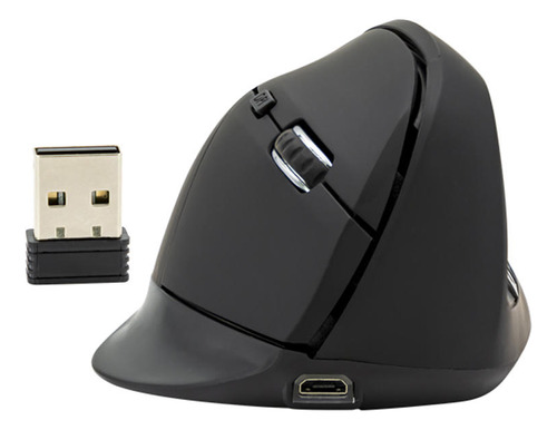 Mouse Vertical Inalambrico Usb Rf Ergonomico Philco