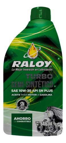 Aceite 10w30 Semi Sintetico Raloy Turbo Litro
