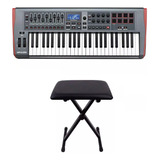 Teclado Controlador Impulse 49 Novation Com Banqueta Kit