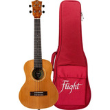 Flight Leia Te Ukelele Tenor Electroacústico Cedro C/funda  