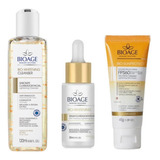 Kit Bio Whitening Sabonete Hidratante Protetor Solar E Serum