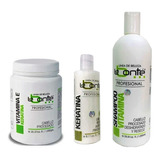 Vitamina E 1kg +  Keratina 240ml + Shampoo Vitamina 1lt