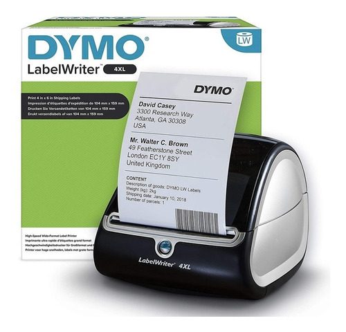 Dymo 4xl Labelwriter - Impresora De Código De Barras Para 99