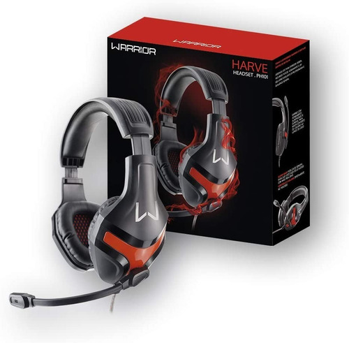 Fone Headset Gamer Warrior Harve Ph101 - Multilaser