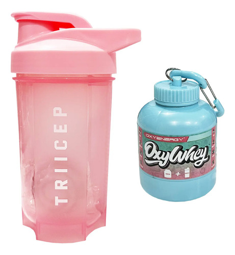 Shaker Gimnasio Gym Rat Porta Proteina Marca Triicep Premium | Meses sin interés