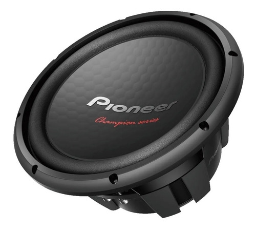 1 Subwoofer 12 Pioneer Ts-w312d4 2 Bobina Serie Champion 4 O