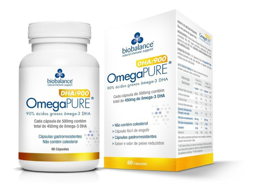 Omega Pure Dha 900 (60 Capsulas) - Omega Pure Biobalance