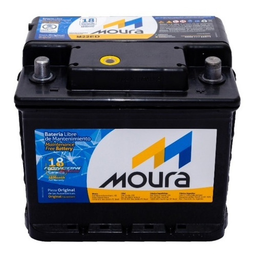 Batería Moura12x55 , 12v 50ah M22ed - Toyota Yaris 