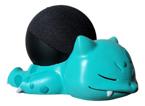 Base Para Alexa ( Echo Dot 4 Y 5) Bulbasaur Pokemon Dormido