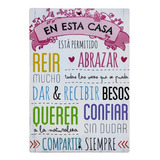 Cartelito De Frases Vintage Cuadros. Kit  X5 Unidades