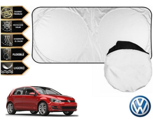 Protector Cubresol Tapasol Con Ventosas Vw Golf 2017