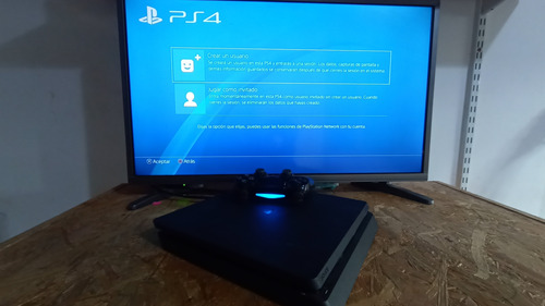 Play Station 4 Ps4 Sony 500 Gb Negro Con 1 Joystick Play 4