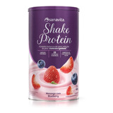 Shake Protein Sanavita 450g Morango C/ Bluberry Redução Peso