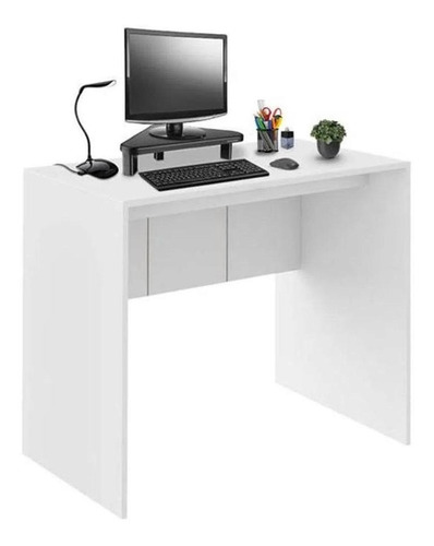 Mesa Escrivania Para Computador 90cm Ei074 Cor Branco