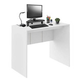 Mesa Escrivania Para Computador 90cm Ei074 Cor Branco