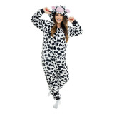 Macacão Pijama Inverno Kigurumi Fleece Soft Plush Adulto 