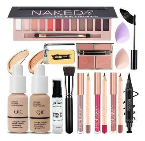 Kit De Maquillaje Completo Para Mujeres - Set De Maquillaje 