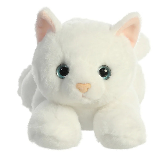 Aurora Peluche Flopsie De Gato Blanco Oreo De 31 Cm Precious