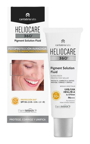 Protector Solar Heliocare 360 Pigment Solution Fps50+ 50ml